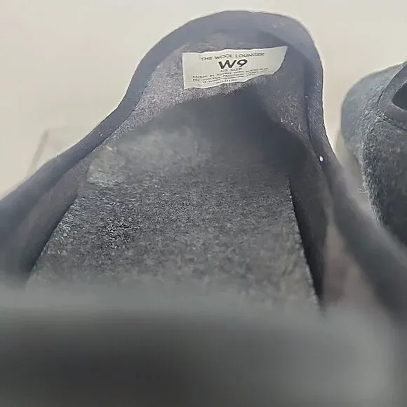 Allbirds Wool Lounger Mens Comfort Shoes Charcoal Gray Slip On Loafer Size W9 - Picture 6 of 8